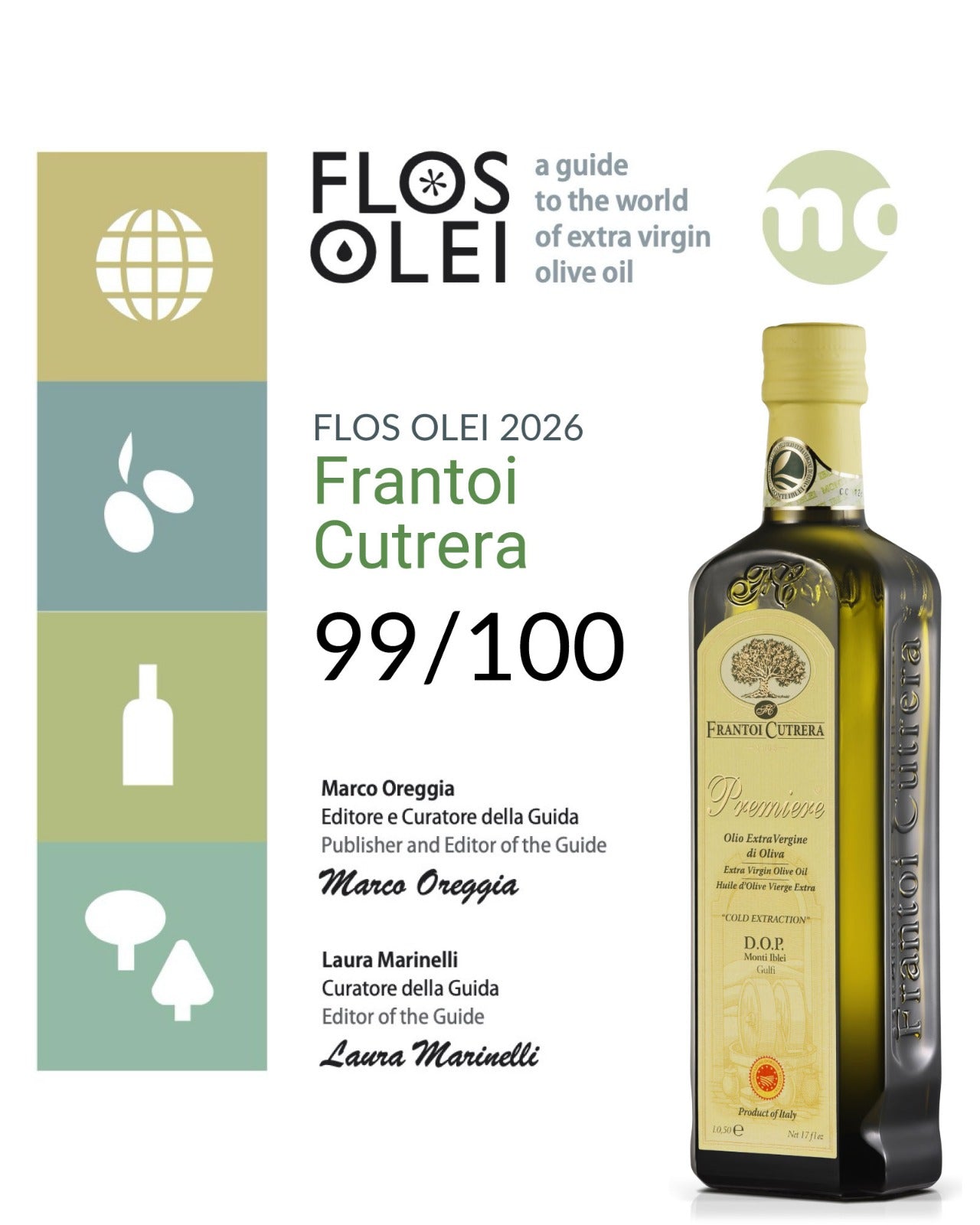 99/100 nella guida Flos Olei 2026