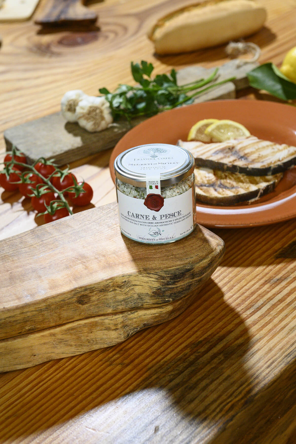 Sale marino Carne&Pesce – Segreti di Sicilia - FRANTOI CUTRERA