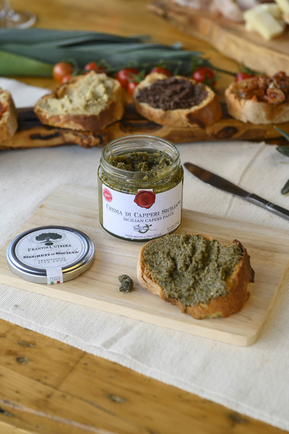 Crema di capperi - Segreti di Sicilia - FRANTOI CUTRERA