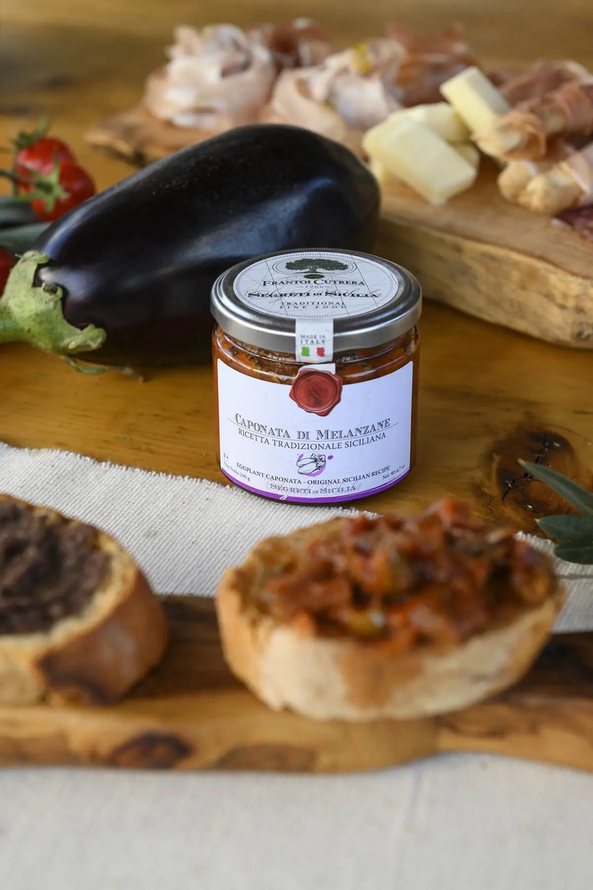 caponata di melanzane tradizionale siciliana