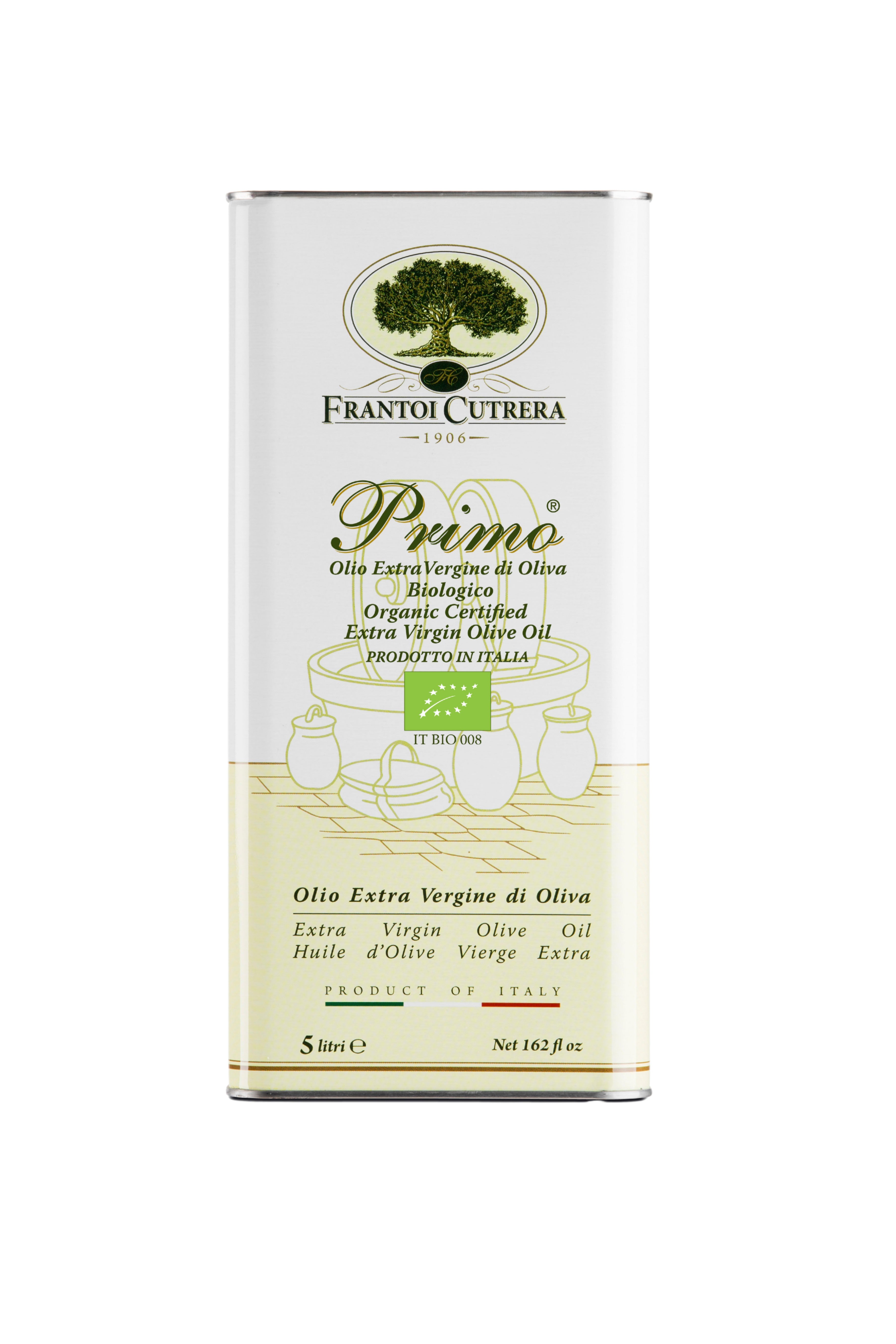 Primo BIO - Huile d'Olive Extra Vierge - Pack de 6 Bouteilles