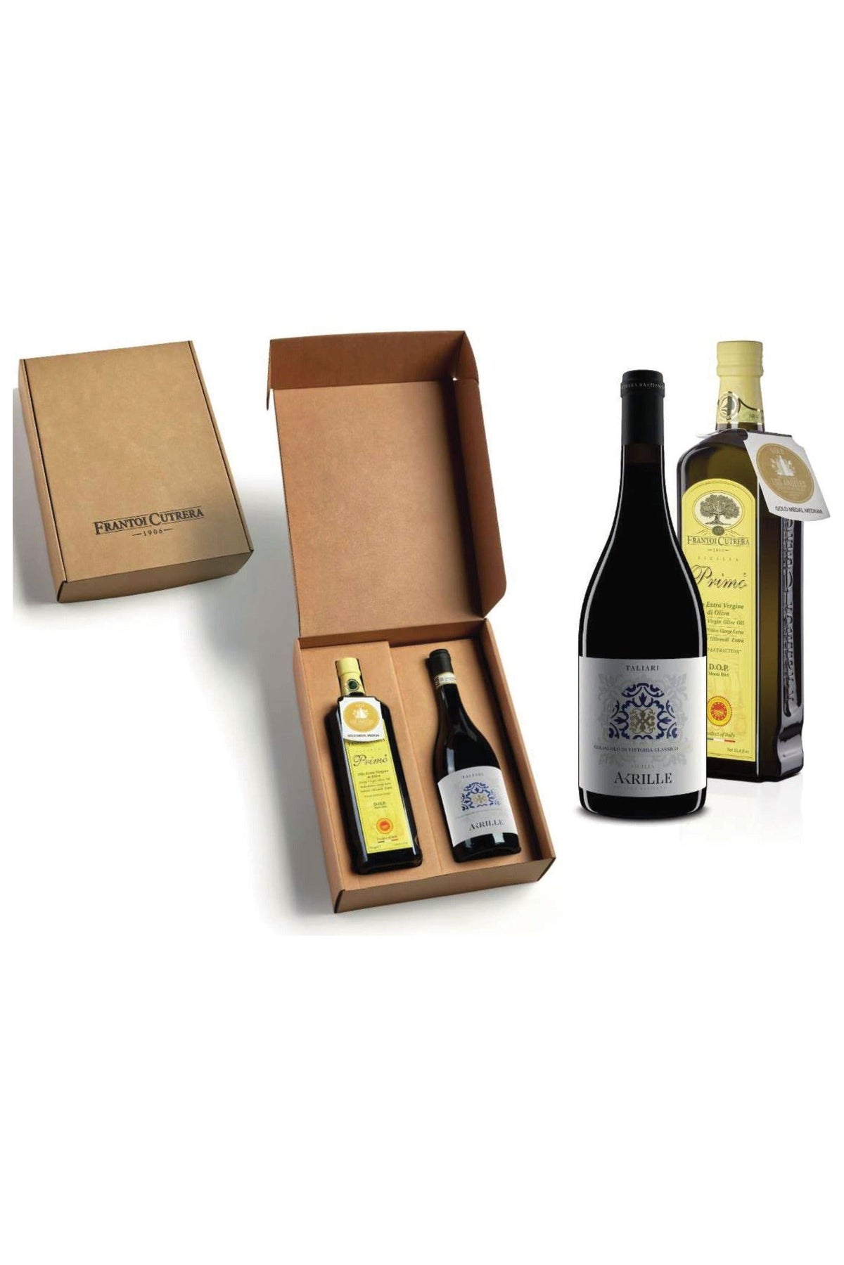 Box regalo Primo DOP e Cerasuolo di Vittoria Classico - FRANTOI CUTRERA