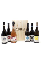 Scatola in legno Akrille da 6 bottiglie - FRANTOI CUTRERA
