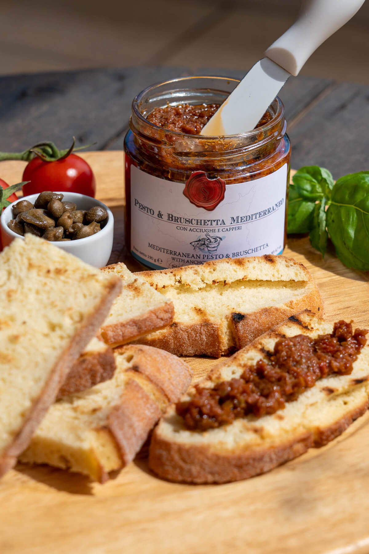 Pesto & bruschetta mediterraneo – Segreti di Sicilia - FRANTOI CUTRERA
