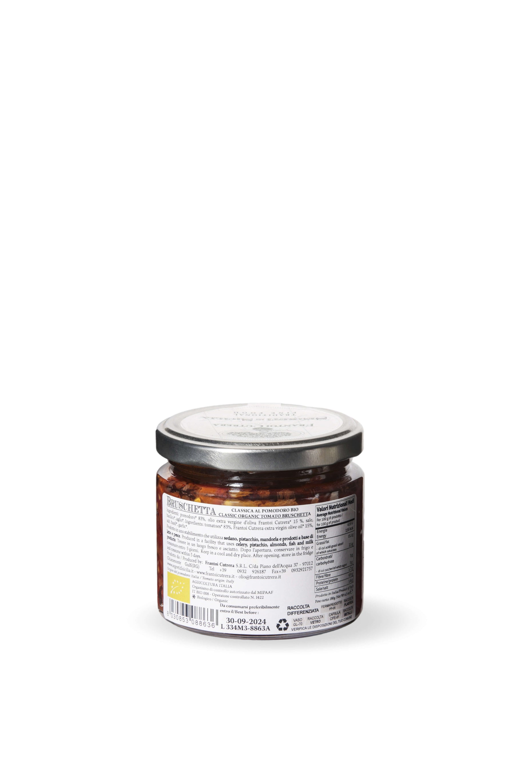 Bruschetta classica di pomodoro BIO – Segreti di Sicilia - FRANTOI CUTRERA