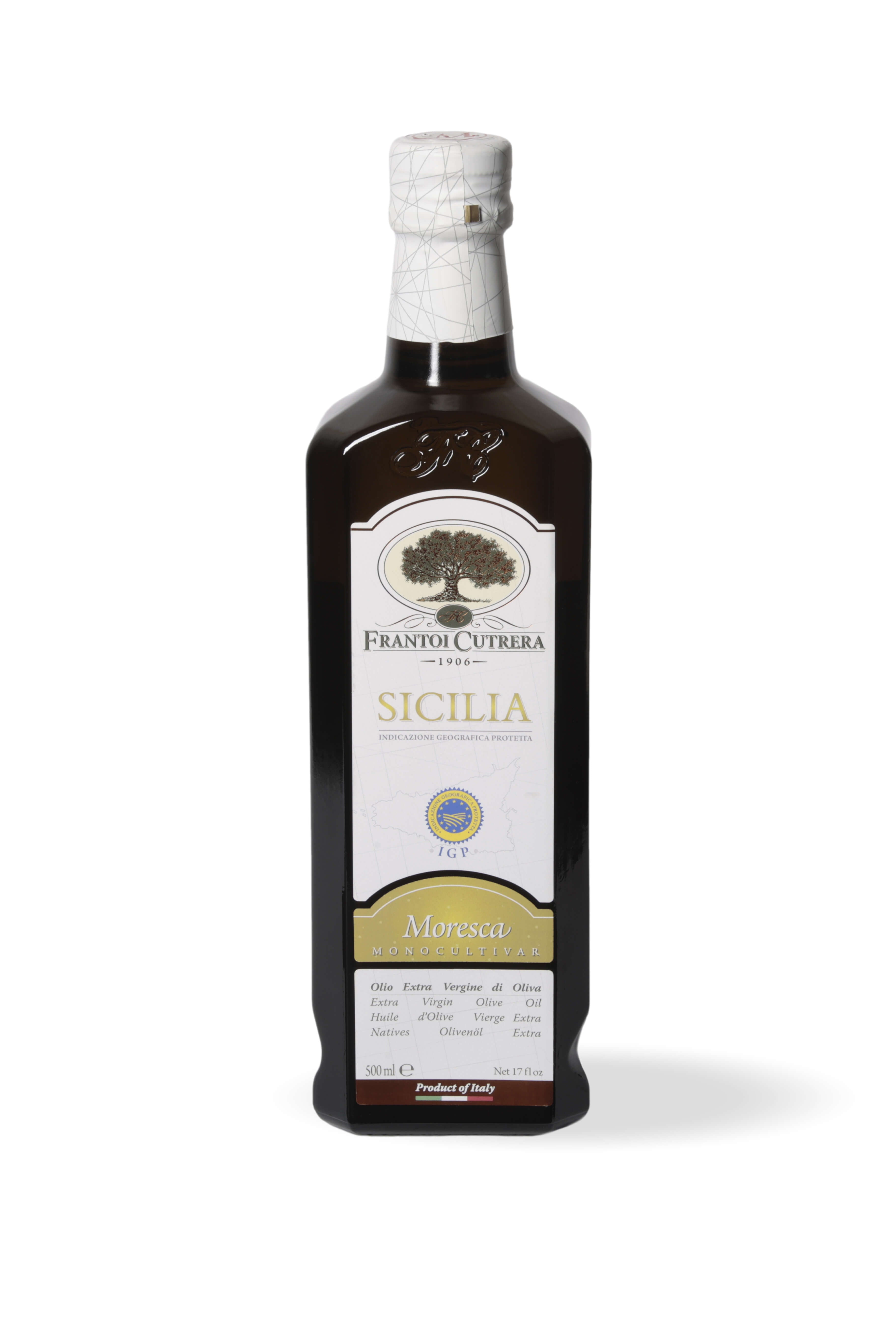 Monocultivar Moresca IGP - extra virgin olive oil - 6 Bottles Box