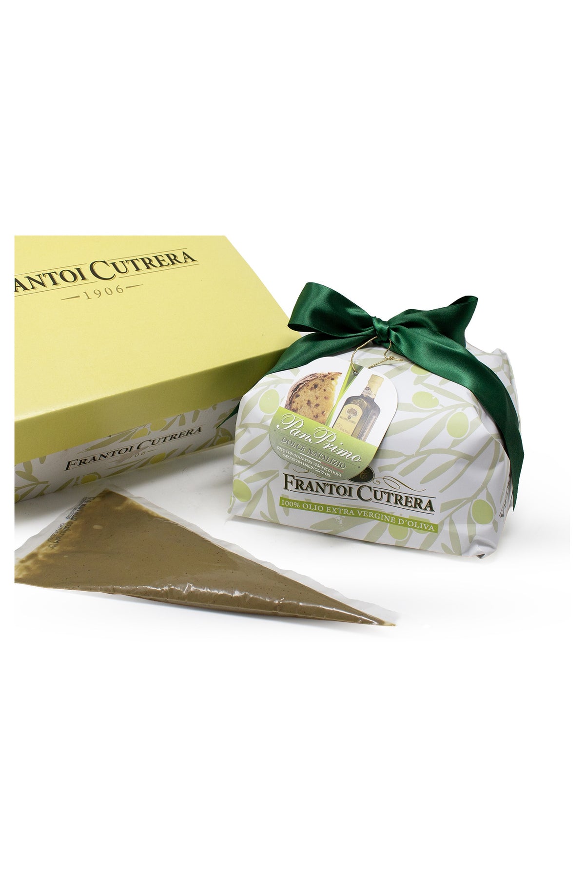 Dolce Natalizio PanPrimo e crema di pistacchio in sac à poche - FRANTOI CUTRERA