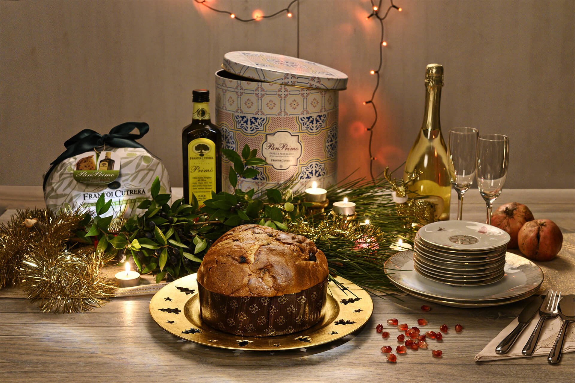 Panettone Pan Primo con Olio d'Oliva Cutrera