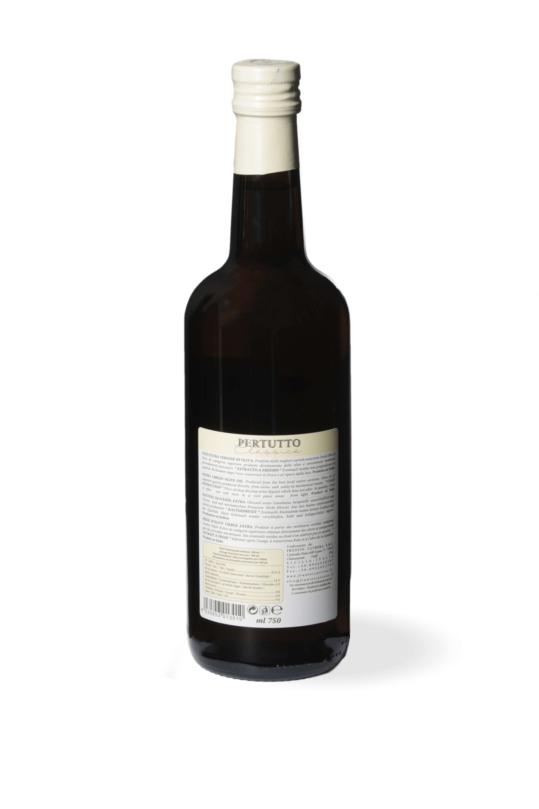 Pertutto - Olio Extravergine di Oliva - Confezione da 6 Bottiglie - FRANTOI CUTRERA
