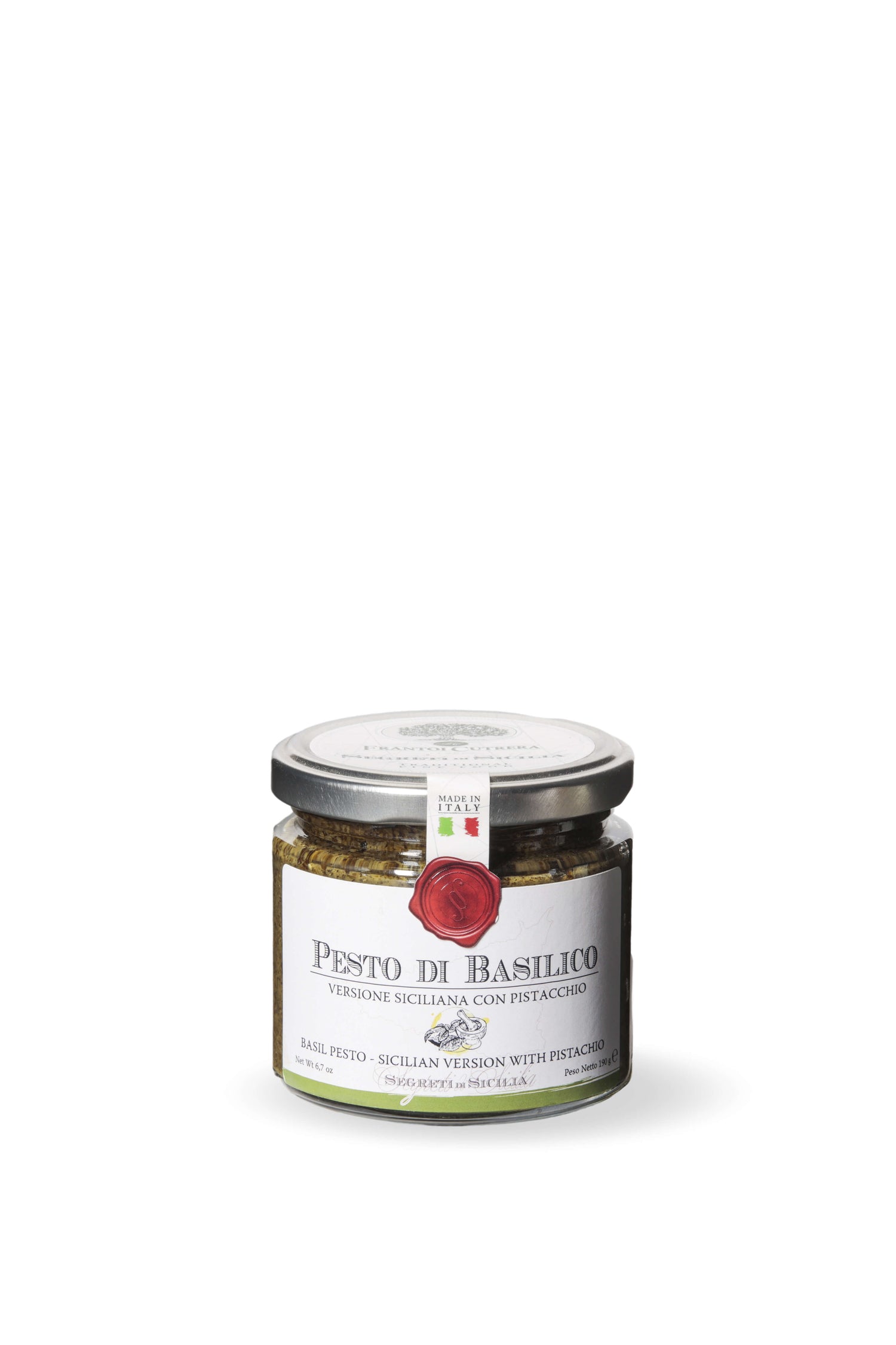 Pesto di basilico – Segreti di Sicilia - FRANTOI CUTRERA