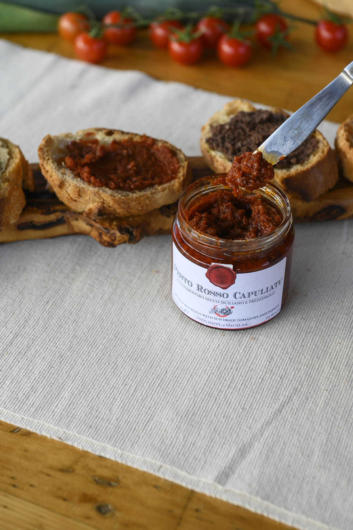 Pesto Rosso Capuliatu – Segreti di Sicilia - FRANTOI CUTRERA
