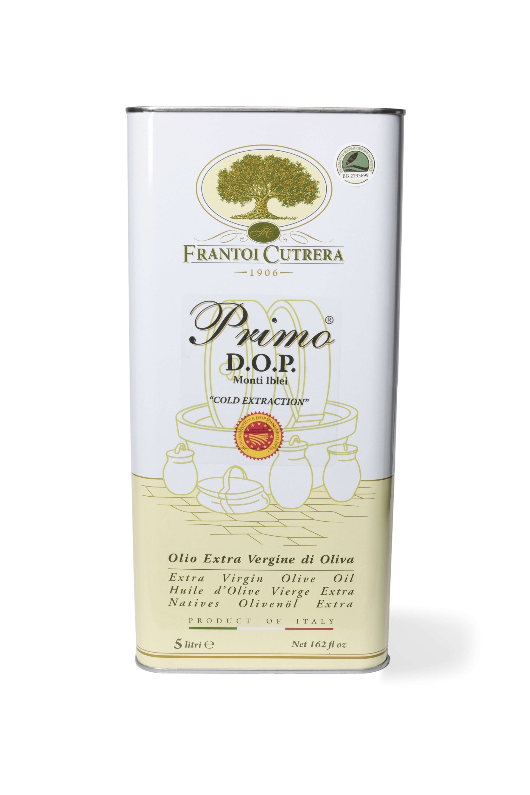 Primo DOP - Olio Extravergine di Oliva - Latta - FRANTOI CUTRERA
