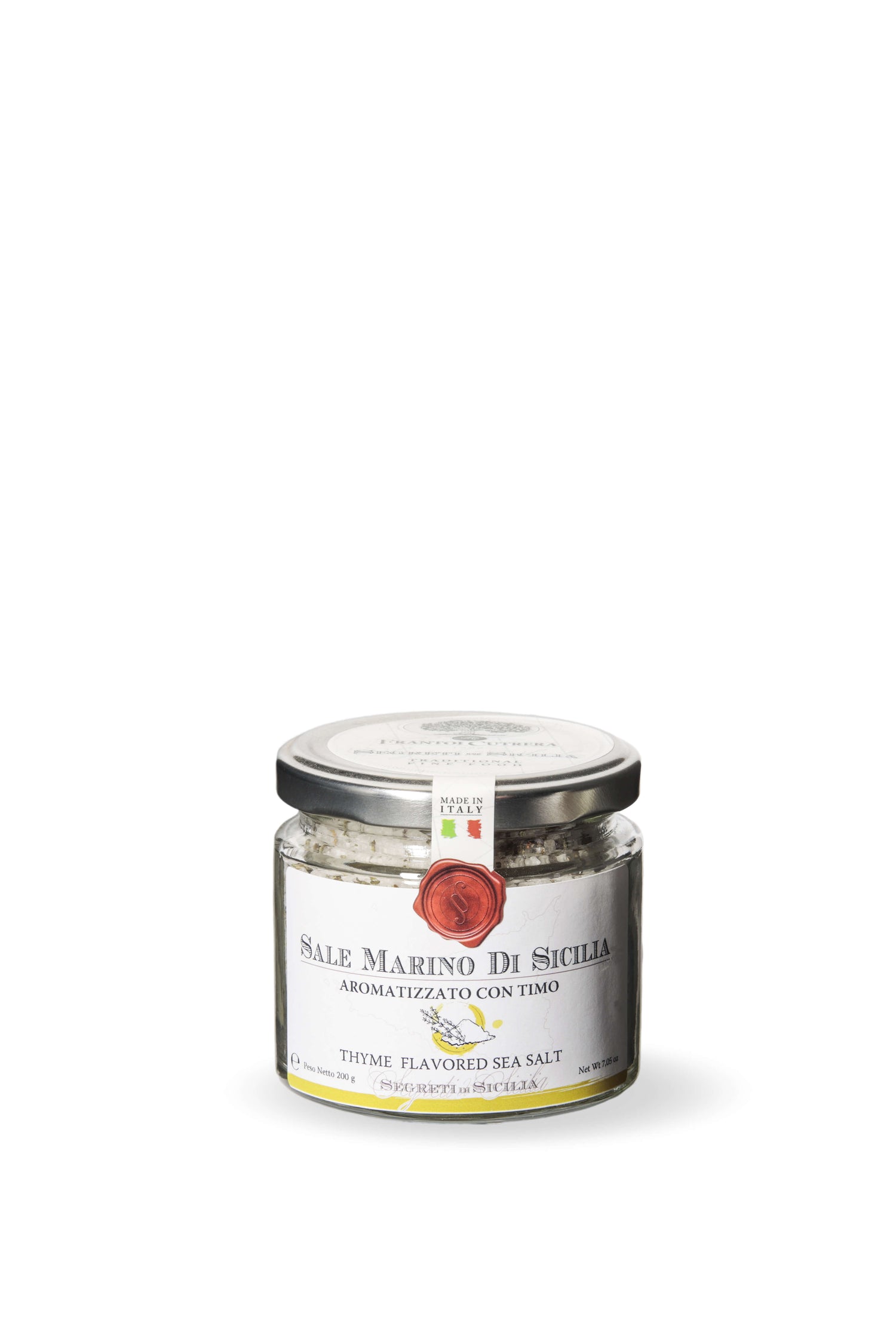 Sale Marino di Sicilia Aromatizzato al Timo - FRANTOI CUTRERA