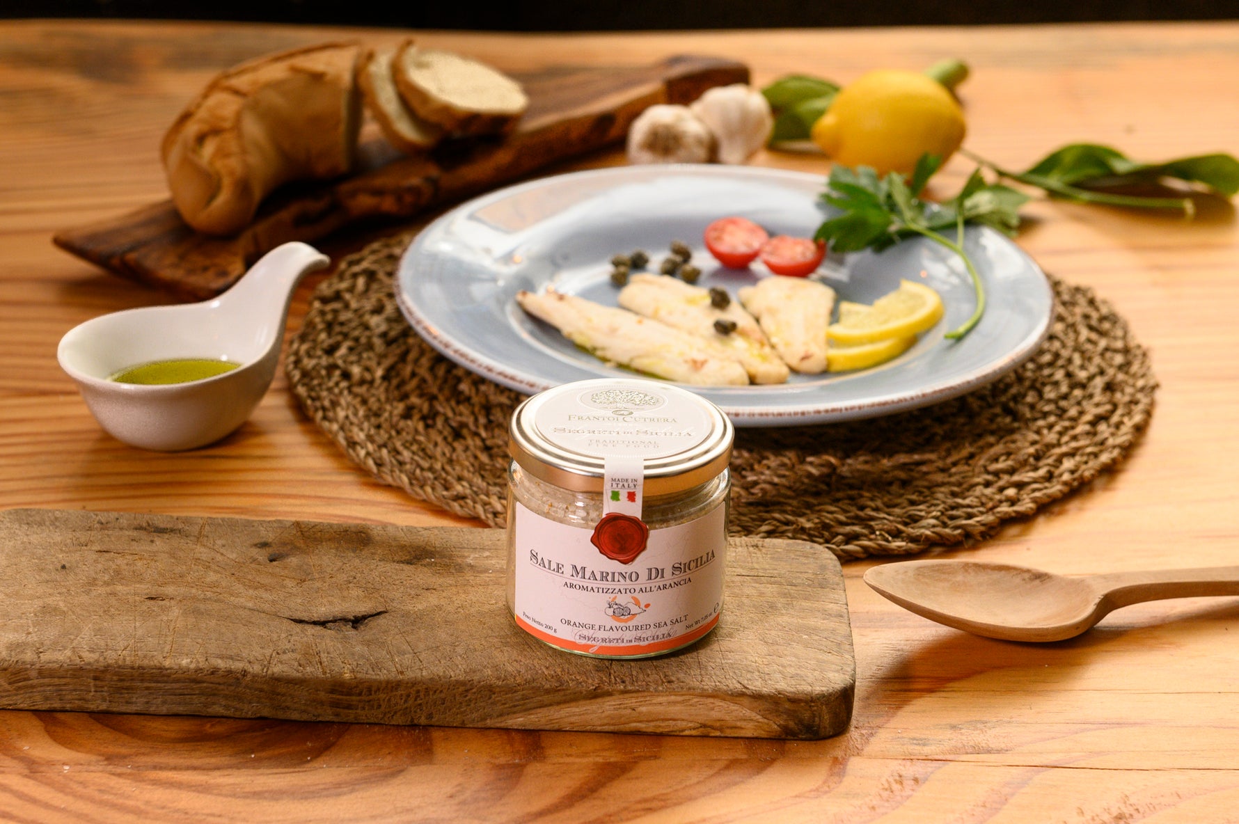 Sale Marino di Sicilia Aromatizzato all'Arancia - FRANTOI CUTRERA