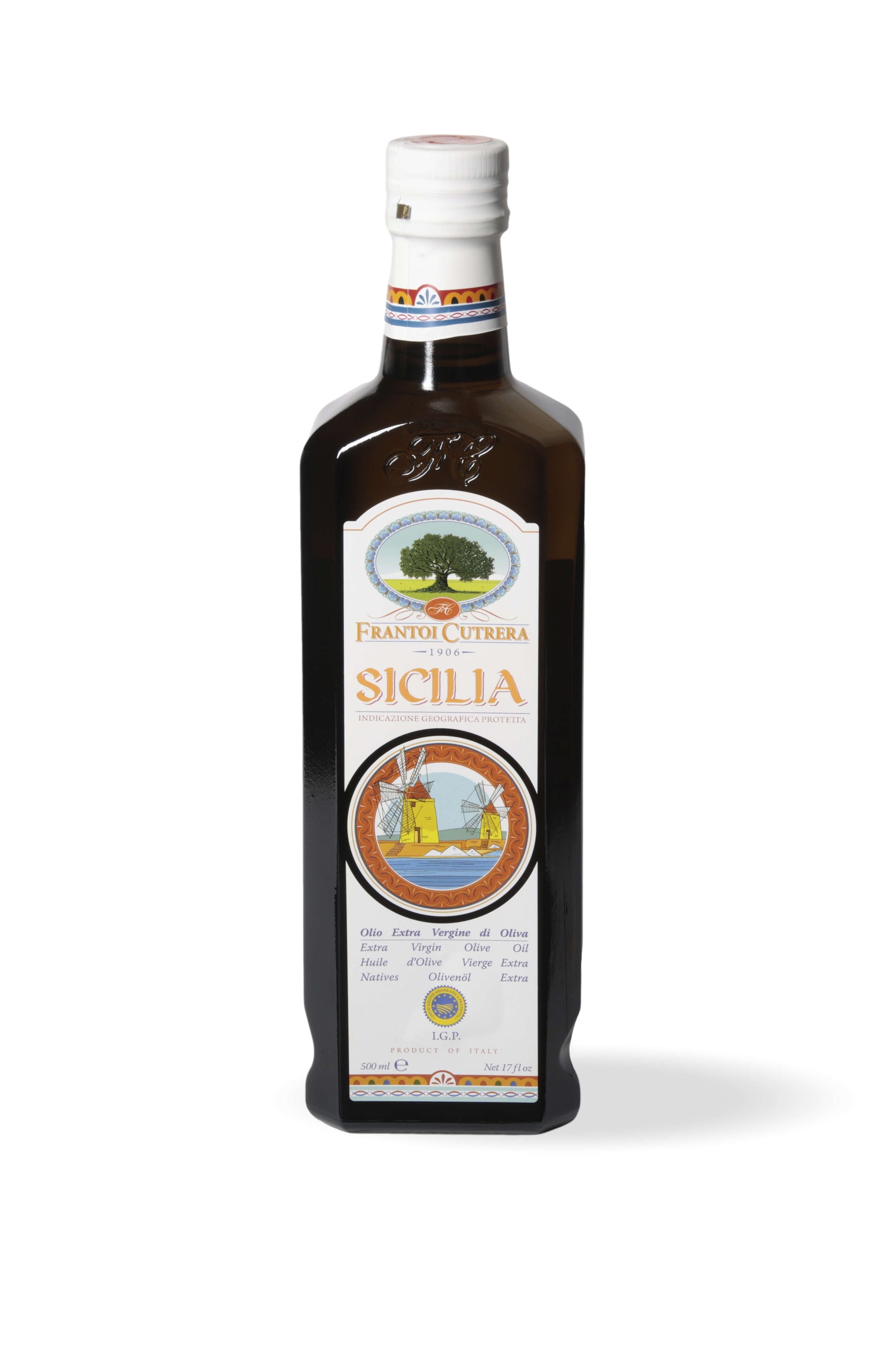 Cutrera IGP Sicilia - Olio Extravergine di Oliva Siciliano - Bottiglia Singola - FRANTOI CUTRERA