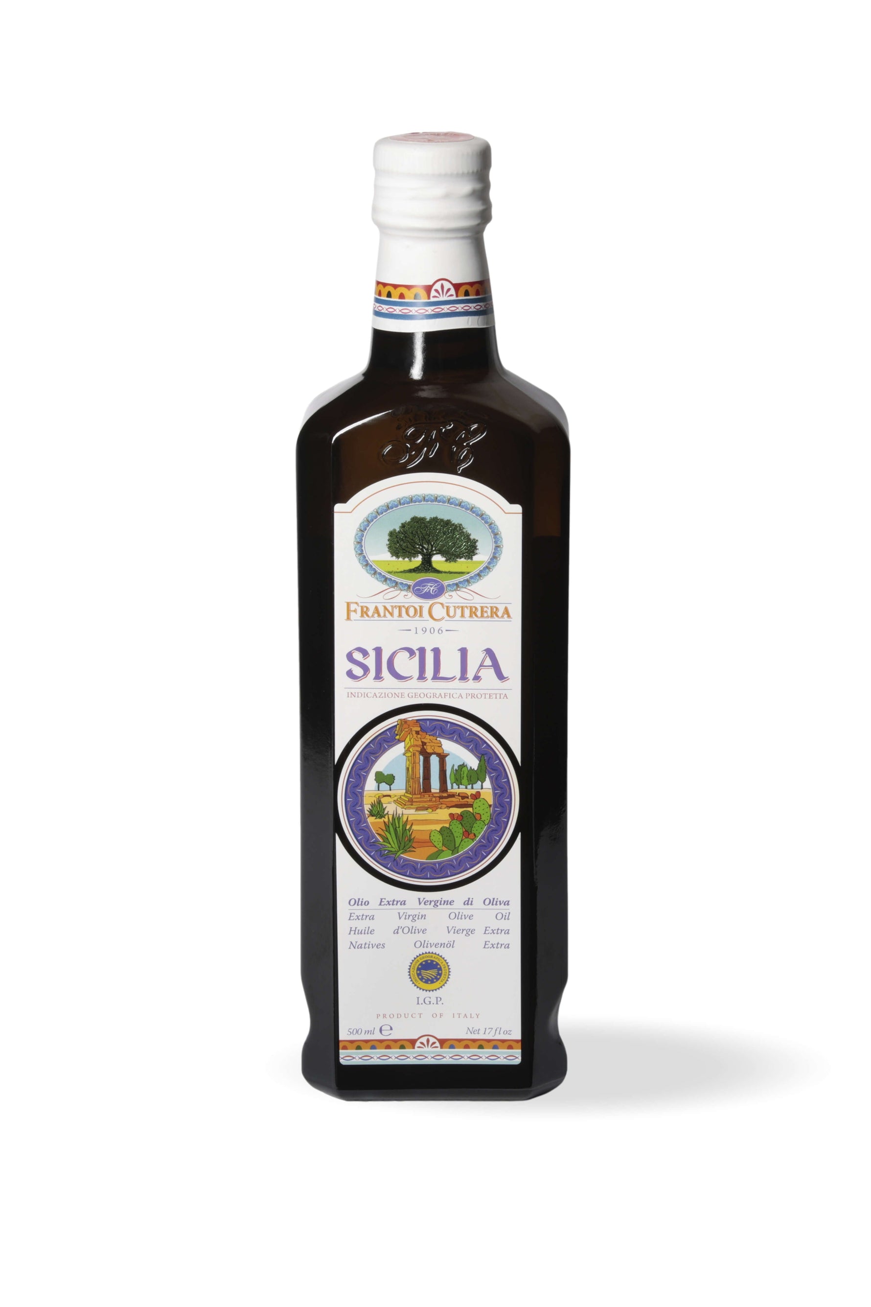 Cutrera IGP Sicilia - Olio Extravergine di Oliva Siciliano - Bottiglia Singola - FRANTOI CUTRERA