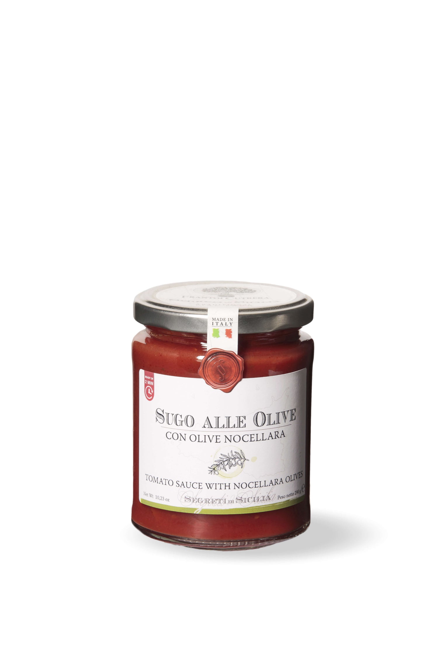 Sugo alle olive con olive Nocellara - Segreti di Sicilia - FRANTOI CUTRERA